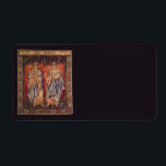 Etiqueta Angeli Laudantes por Sir Edward Coley Burne Jones<br><div class="desc">Angeli Laudantes (1894), de Sir Edward Coley Burne Jones, é uma tapeçaria antiga. Um design de Natal religioso Pré-Raphaelita vitoriano, de arte fina, apresentando um retrato de dois anjos angélicos músicos tocando música em um instrumento musical, a harpa. Sobre o artista: Sir Edward Coley Burne-Jones, 1rua Baronet (1833-1898) foi um...</div>