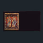 Etiqueta Angeli Laudantes por Sir Edward Coley Burne Jones<br><div class="desc">Angeli Laudantes (1894), de Sir Edward Coley Burne Jones, é uma tapeçaria antiga. Um design de Natal religioso Pré-Raphaelita vitoriano, de arte fina, apresentando um retrato de dois anjos angélicos músicos tocando música em um instrumento musical, a harpa. Sobre o artista: Sir Edward Coley Burne-Jones, 1rua Baronet (1833-1898) foi um...</div>