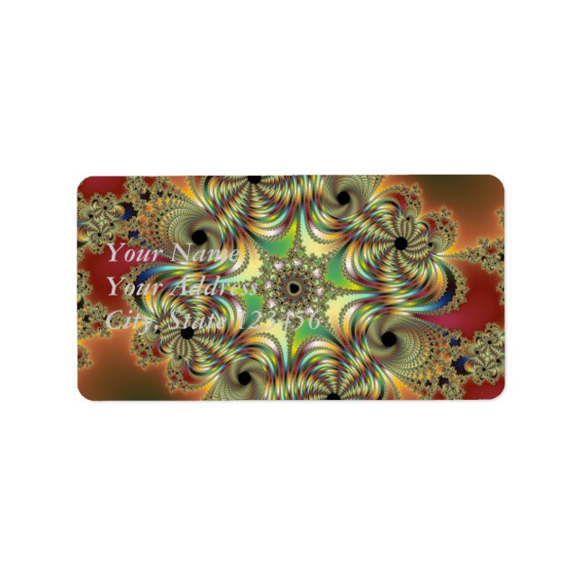 Etiqueta Angelus Fractal (Frente)