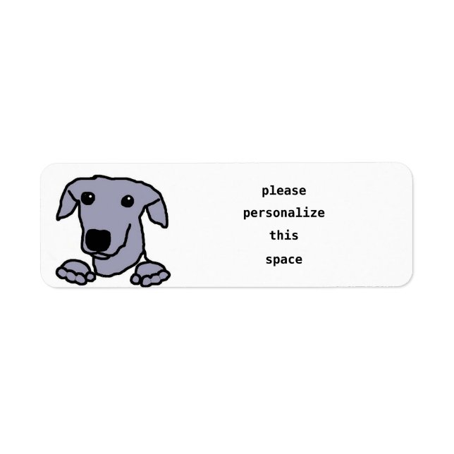 Etiqueta animação de chicote azul (Frente)