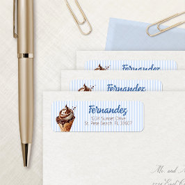 Etiqueta Aniversário do sorvete Scoop Boys