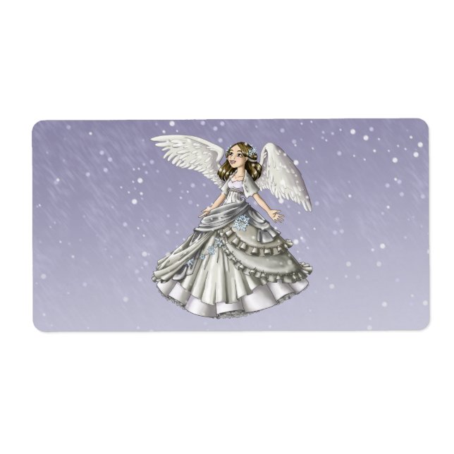 Etiqueta Anjo da neve (Frente)
