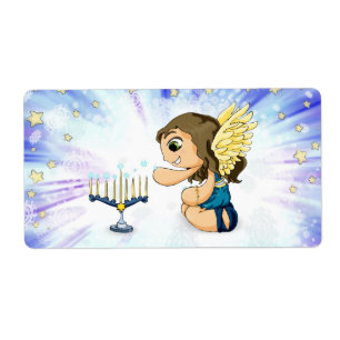 Etiqueta Anjo de Menorah
