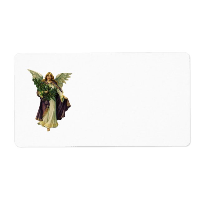 Etiqueta Anjo de Natal (Frente)