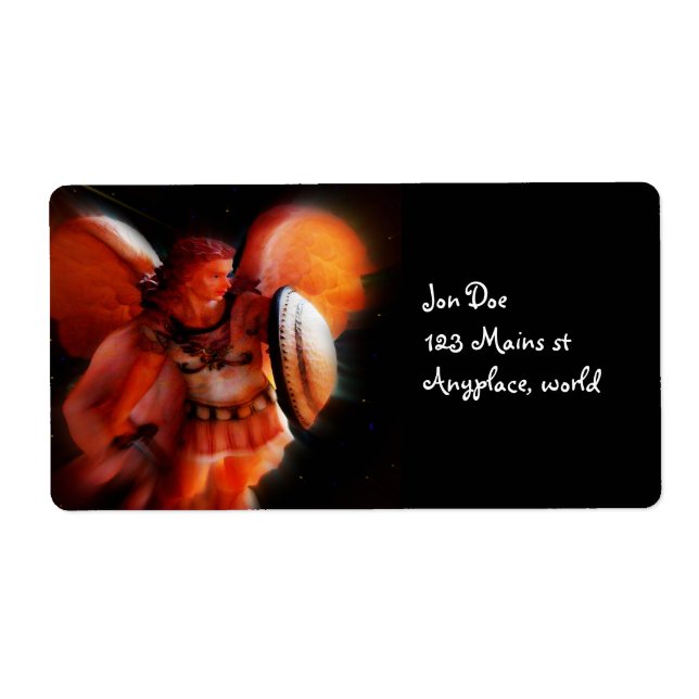 Etiqueta Anjo São Miguel (Frente)