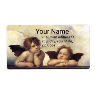 Etiqueta ANJOS/querubins voados Raffaello Sanzio