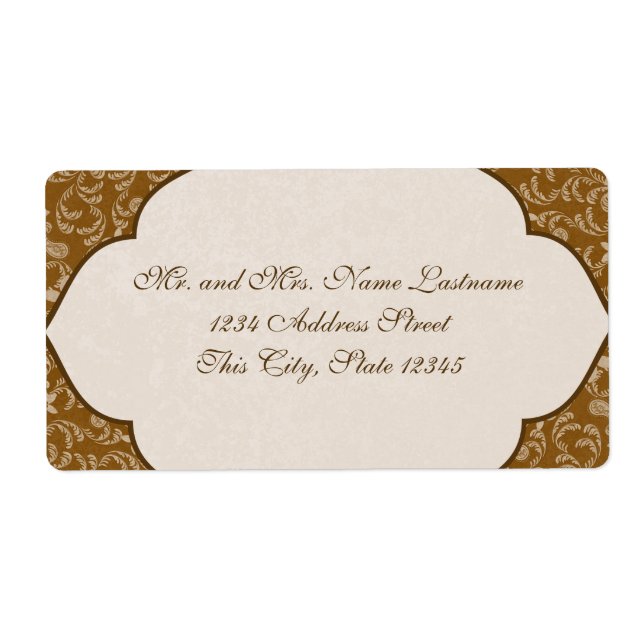 Etiqueta Antiga Gala Ocidental (Frente)