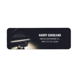 Etiqueta Antigo piano magnético