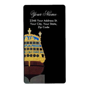 ETIQUETA ANTIGUIDADE GALLEON