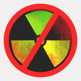 Etiqueta antinuclear do símbolo do Grunge de