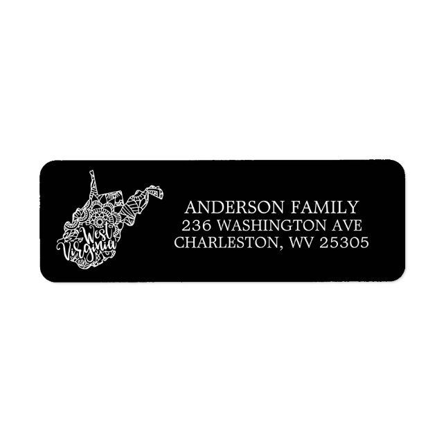 Etiqueta Anúncio de Movimentação da VIRGINIA OCIDENTAL de C (Frente)