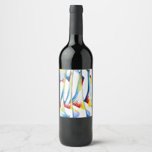 Etiqueta Ao Longo Da Etiqueta De 2 Abstrato De Vin