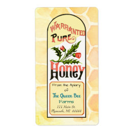 Etiqueta Apiary Honey Shipping Labels