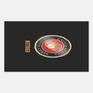 Etiqueta aposentada USMC