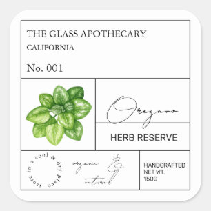 Etiqueta Apothecary