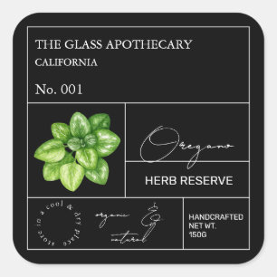Etiqueta Apothecary