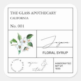 Etiqueta Apothecary Jasmine