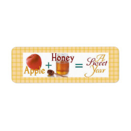 Etiqueta Apple Plus Honey Rosh Hashana