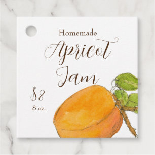 Etiqueta Apricot Jam Homemade Canning Hang