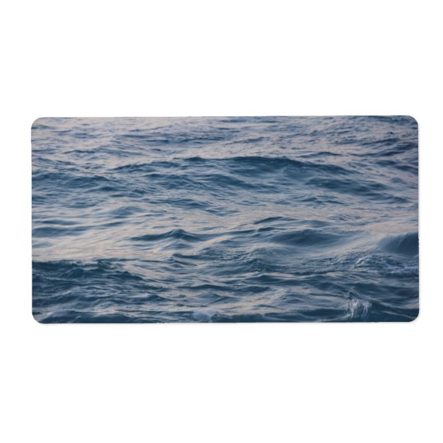 Etiqueta Aproximação de água do mar (Frente)