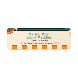 Etiqueta Aqui vem o Chá de fraldas do Sol