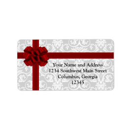 Etiqueta Arco de Apresentação da Faixa Vermelha