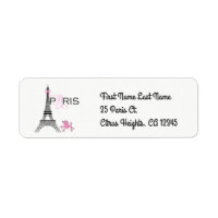 Arco do triunfo de laço rosa Paris França Poodle C
