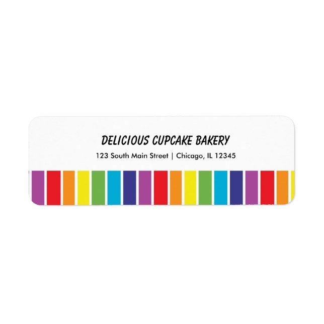 Etiqueta Arco-íris (Frente)