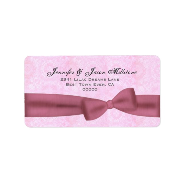 Etiqueta Arco rosa - Cinza com letra de fundo texturizada (Frente)