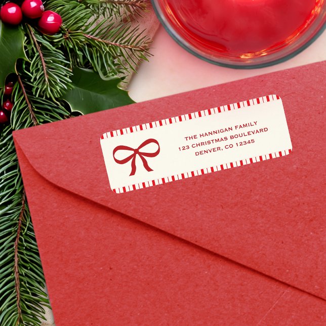 Etiqueta Arco Vermelho de Férias Jovens Modernas (Criador carregado)