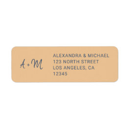 Etiqueta Argumento de marinho empoeirado monograma rsvp de