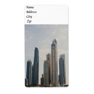 Etiqueta Arquitetura de Dubai Marina