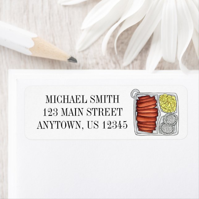 Etiqueta Arroz Macaroni, Salada de Arroz de Placa de Cuisin (Insitu)