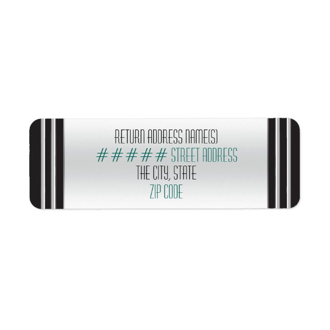 Etiqueta Art Deco Pink Pussy Willow - Personalizado (Frente)