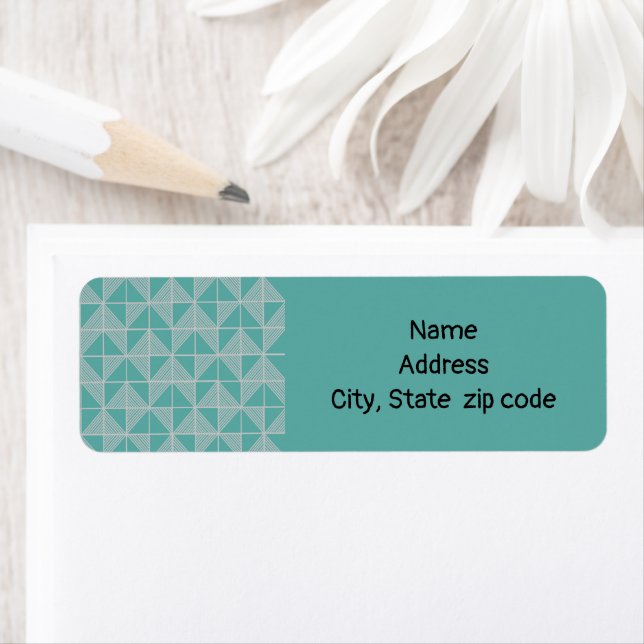 Etiqueta Art Deco Quebra-cabeça (Insitu)