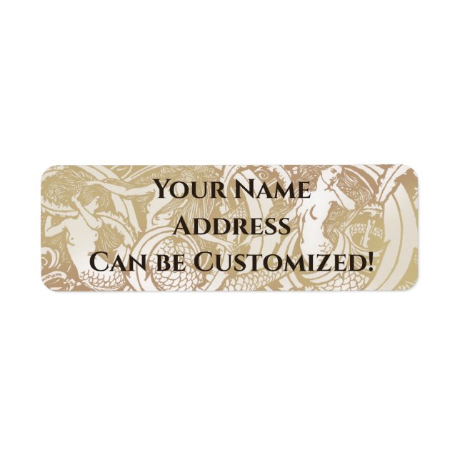 Etiqueta Art Nouveau Sereids (Frente)