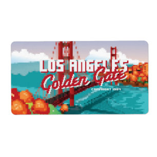 Etiqueta Arte clássica da caixa do jogo de vídeo do Golde