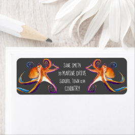 Etiqueta Arte octopus sealife