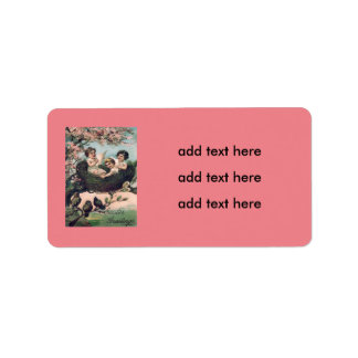 Etiqueta Árvore de Aniversário para Crianças Bons