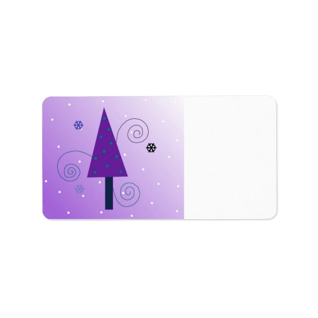 Etiqueta Árvore de Natal Whimsic (Frente)