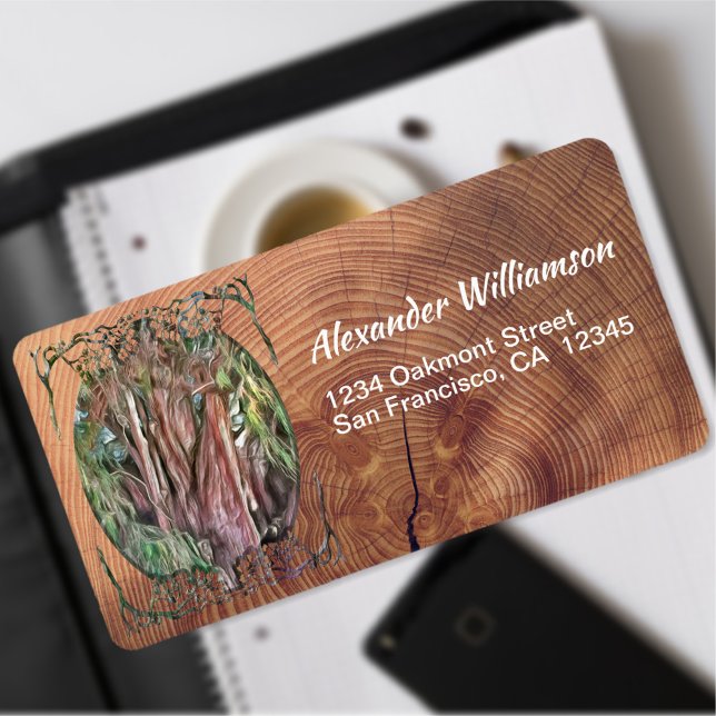 Etiqueta Árvore de Oaxaca OAX1 Endereço (Criador carregado)