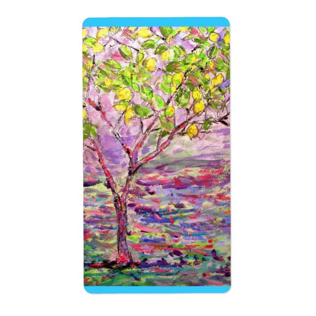 Etiqueta Árvore Limão (Frente)