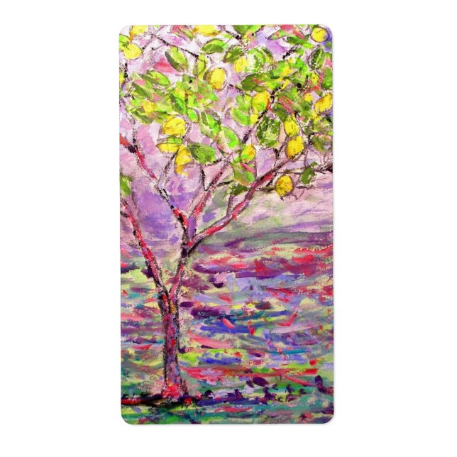 Etiqueta Árvore Limão (Frente)