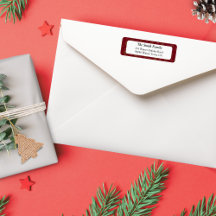 Árvores de Natal Modernas com Saudações Vermelhas