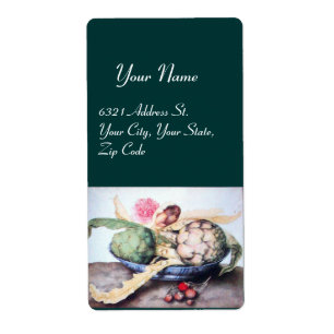 ETIQUETA AS FRUTAS 4 DA ESTAÇÃO - ALCACHOFRAS, COR-DE-ROS