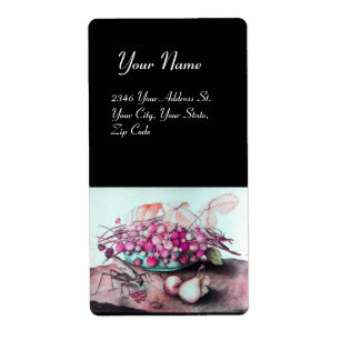 ETIQUETA AS FRUTAS DA ESTAÇÃO 3/MORANGOS E PERAS