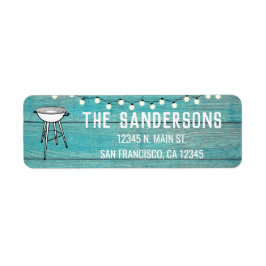 Etiqueta Associação Familiar - Barbecue CHURRASCO Anual