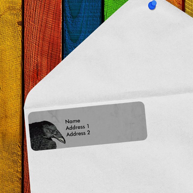 Etiqueta Assombrando Cinza Preta De Rosto (Criador carregado)