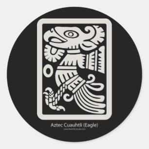 Etiqueta asteca de Cuauhtli - de Eagle (massa de