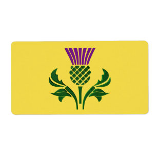 Etiqueta Astro de emblema escocês